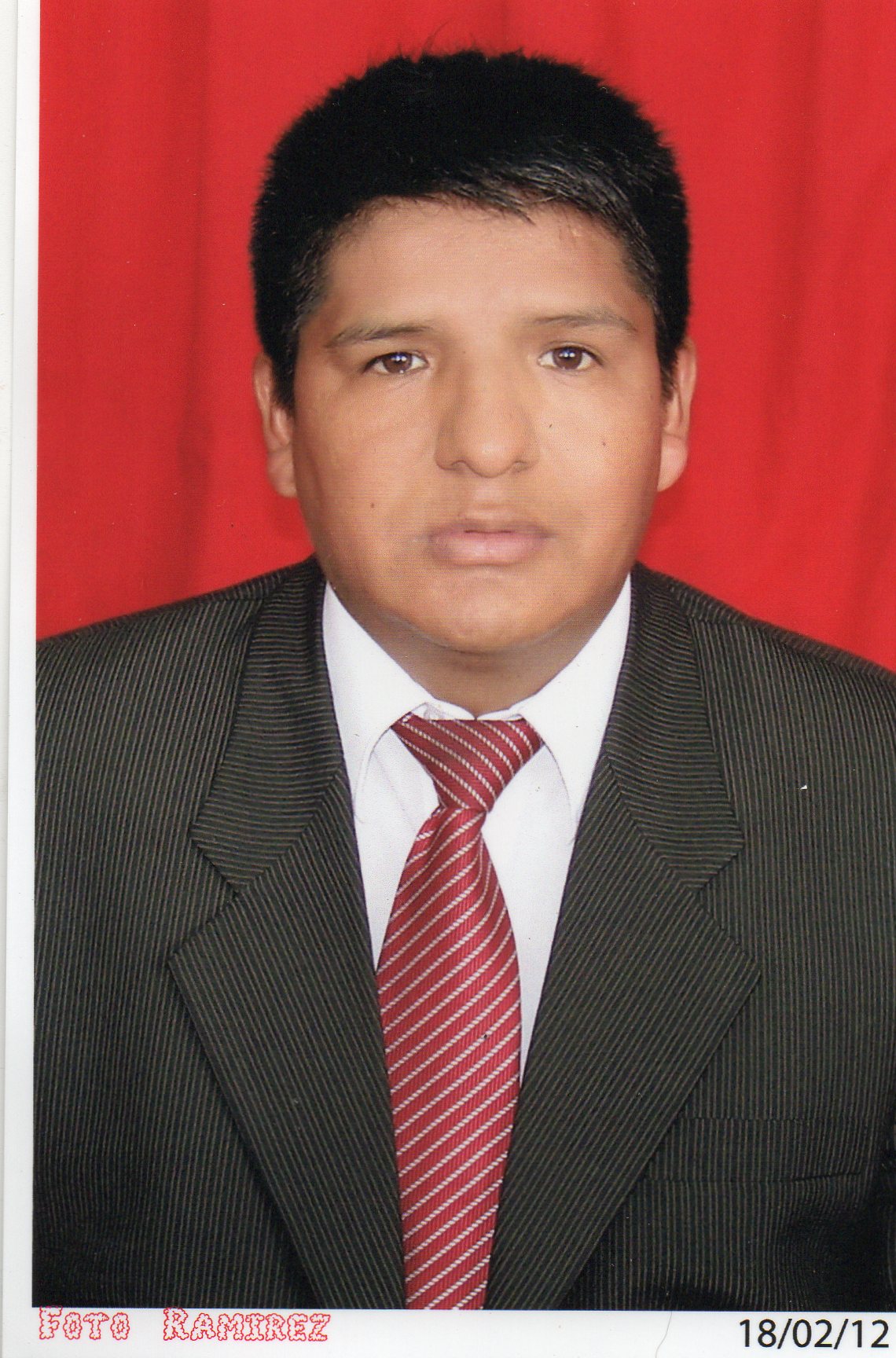 Fotografía del docente